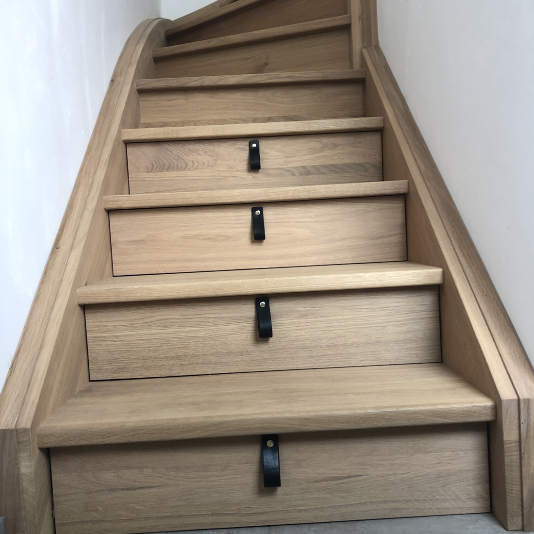 Trap met opberglades