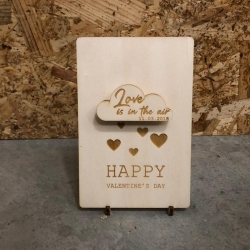 Valentijnskaart met magneet