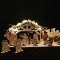 DIY nativity scene